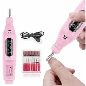 Electric nail drill set